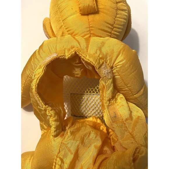 Teletubbies Vtg Mega Bloks Byebye Build n' Tote  Dipsy Yellow 15 Plush Bag P5 - Picture 3 of 6